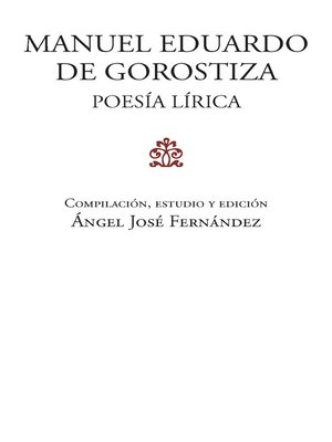 cover image of Manuel Eduardo de Gorostiza